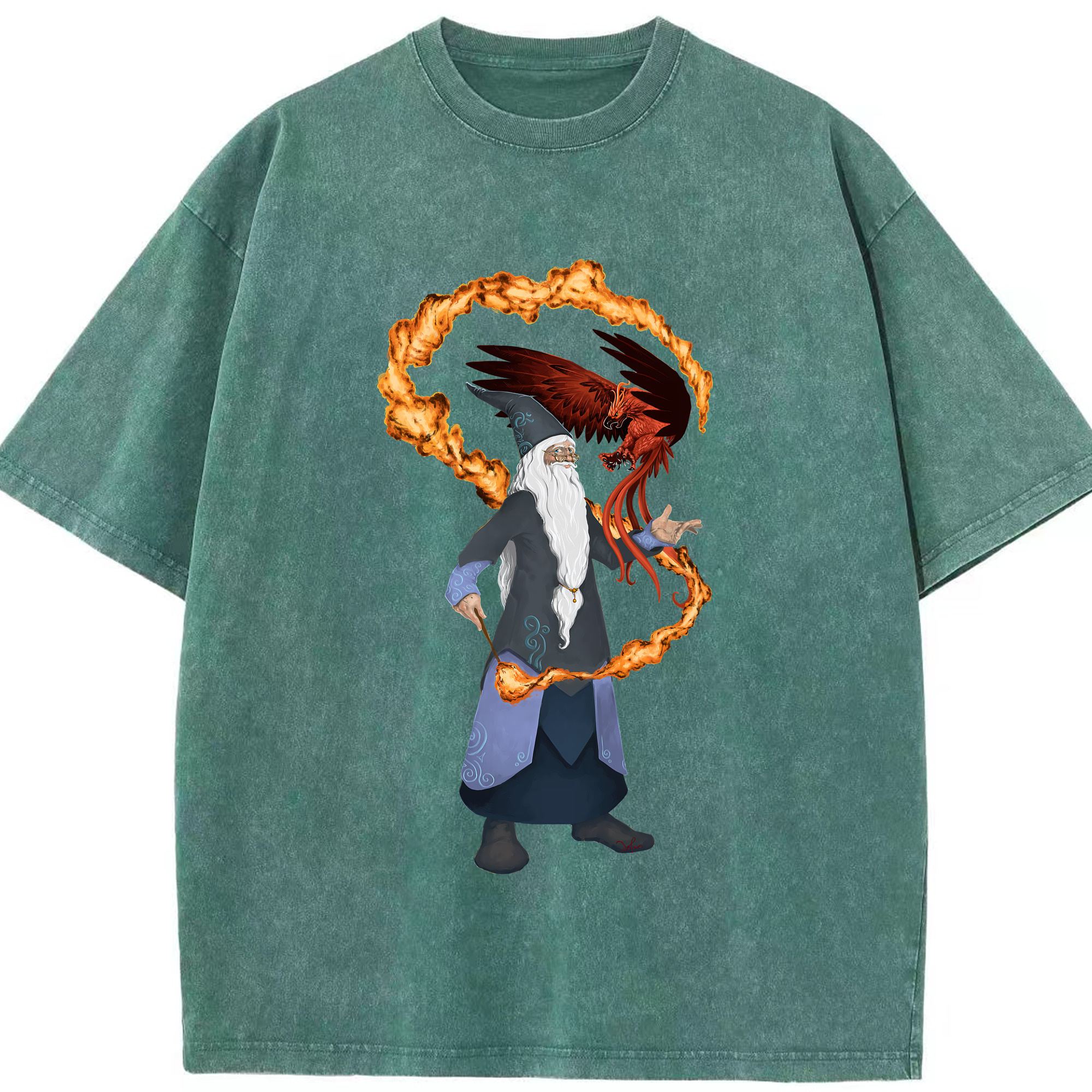 （画像用） Harry Potter ハリー・ポッターシリーズ 綿100% ヴィンテージ風 半袖Tシャツ（フロントプリント）